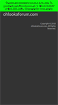 Mobile Screenshot of ohlookaforum.com